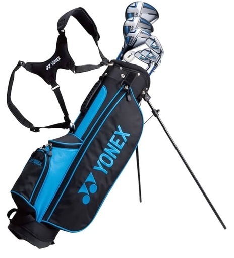 YONEX　ジュニア用クラブセット 7本+キャディバッグ ブルー (小学生低学年向け)