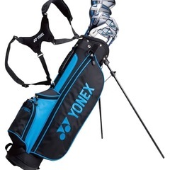 YONEX　ジュニア用クラブセット 7本+キャディバッグ ブルー...