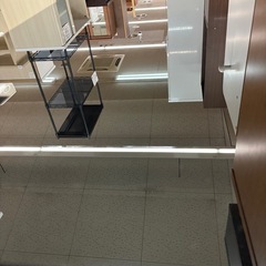 イケア ローキャビネット 白黒 収納の画像