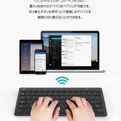 ブラック　キーボード ワイヤレス マウスセット bluetooth JIS日本語の画像