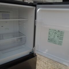 ◇AQUA アクア ノンフロン冷凍冷蔵庫 AQR-14N(S)形 動作品 2023年製 シルバー 135L 冷蔵庫/管理8318の画像