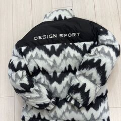 ゼブラ柄お洒落ダウンジャケットLサイズ無料です！の画像