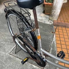 ママチャリ自転車の画像