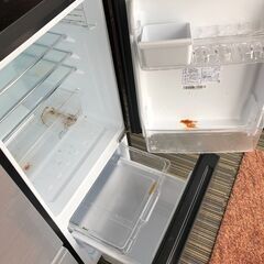 ☆【0円あげます！早目のお取引希望】Hisense 2ドア冷凍冷蔵庫 HR-G13B-BR 2019年製 ブラウン ハイセンス 冷蔵庫 生活家電 中古（NF250328）Zi-1937の画像