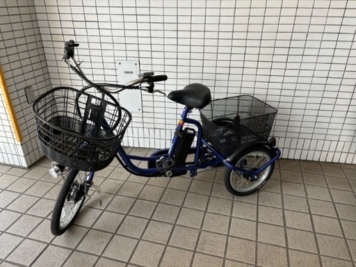 《美品》KAIHOU 電動アシスト3輪自転車