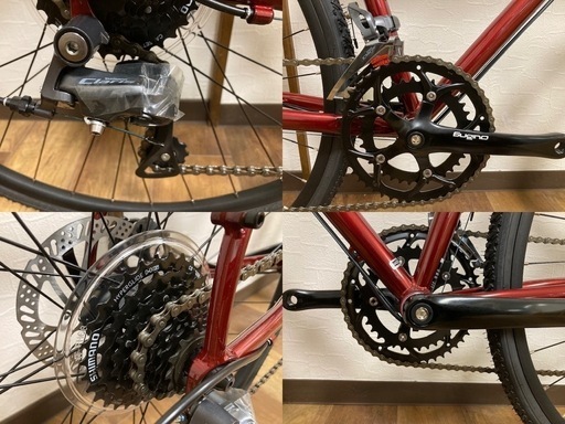 未使用品 美車！FUJI フジ FEATHER フェザー CX＋ 54size クロモリロードバイク