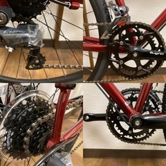 未使用品 美車！FUJI フジ FEATHER フェザー CX＋ 54size クロモリロードバイクの画像
