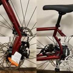 未使用品 美車！FUJI フジ FEATHER フェザー CX＋ 54size クロモリロードバイクの画像