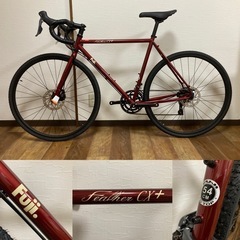 未使用品 美車！FUJI フジ FEATHER フェザー CX＋ 54size クロモリロードバイクの画像