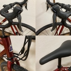 未使用品 美車！FUJI フジ FEATHER フェザー CX＋ 54size クロモリロードバイクの画像