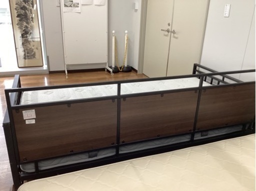 シングルベッド引き出し付き【町田市再生家具】243556