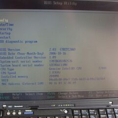 IBM Lenovo レノボ　X60 1707-bg8(ジャンク...