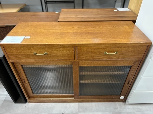 【新生活応援】食器棚ｽﾗｲﾄﾞ2枚扉入荷！905