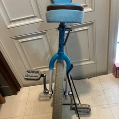 一輪車18インチ　スタンド付きの画像