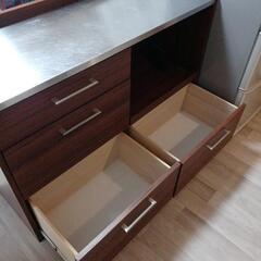 キッチン作業台&収納の画像