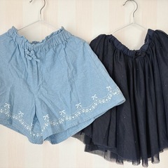 👧👗👖130cmワンピース&ボトムス中古美品まとめ売り!!12点setの画像