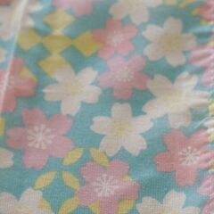 手ぬぐい　梅　花　ピンク　白梅　紅梅　桃色　桜　桜梅桃李　水色の画像