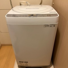 【取引終了】SHARP 洗濯機 6L 