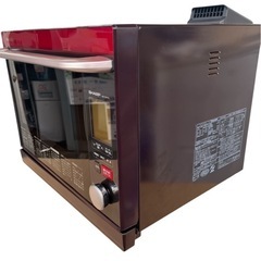 中古　SHARP　シャープ　HEALSIO　ヘルシオ　ウォーターオーブン　スチームオーブン　コンベクション　AX-GA100-R　2017年製の画像