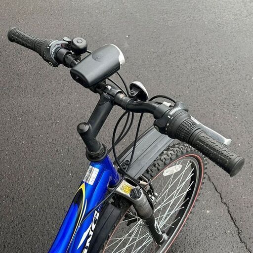 SPALDING/スポルディング 26インチマウンテンバイク フルサス 3×6段変速 ブルー 札幌 東区 店頭引取り歓迎 SPALDING/スポルディング 26インチマウンテンバイク フルサス 3×6段