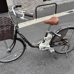 【引取優先】Panasonic PAS With 電動アシスト自転車 26インチ 引取優先】Panasonic PAS With 電動アシスト自転車 26インチ