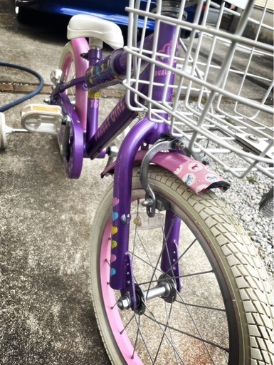 引き取り限定アサヒサイクル　デューリーガール ピンク 16インチ 子供用自転車