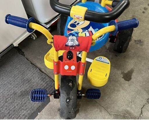 美品】三輪車 ミッキーマウス 西松屋 かじとりトライク - メルカリ