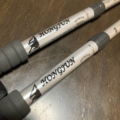HongJun トレッキングポール　登山杖　T型　アンチショック　95〜110cm 伸縮式の画像