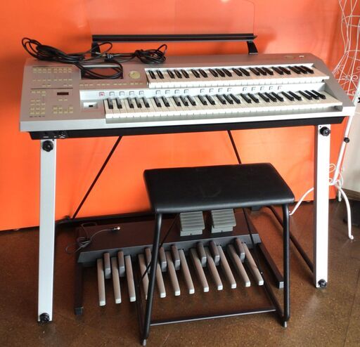 261 YAMAHA/ヤマハ エレクトーン キーボード DDK-7 2010年製　椅子　スタンド付き