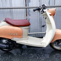 整備できる人向け● 2スト 実動 ５AU ビーノ ベージュ YAMAHA ●５０ｃｃ製造終了に伴い全国的に古くても整備済みは高いです●の画像