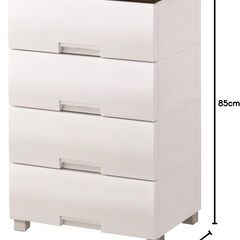 今月取引希望！女性限定＊Fits　天馬 リビングチェスト 4段 幅55×奥行41×高さ85cm フィッツプラス F5504 オークの画像