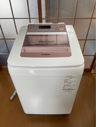 4月中に取りに来れる方 美品 洗濯機2015年式 Panasonic 全自動洗濯機