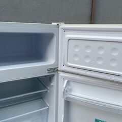 ★ 清掃済 動作〇 ★ 冷蔵庫 Haier JR-N85B 85L 2017年製 一人暮らし ロフト 等におすすめなコンパクトサイズの画像