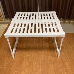 ニトリ[幅108cm] たて横伸縮 押入れ整理ラック 2台セット
の画像