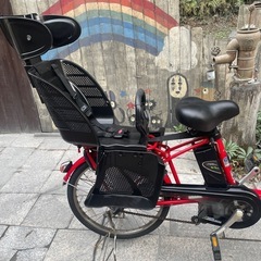 【5085】電動アシスト前後子供乗　パナソニック　20インチ　33,600円（防犯・税込）の画像