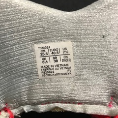 フットサルasics25.5cmの画像