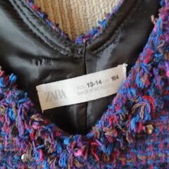 ZARA 女の子ワンピース・フリルトップスの画像
