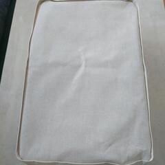 【シミあり】無印良品 ポリエステル麻ソフトボックス 衣装ケースの画像
