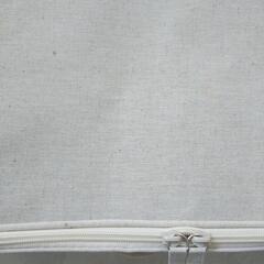 【シミあり】無印良品 ポリエステル麻ソフトボックス 衣装ケースの画像