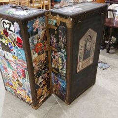 ヴィンテージ｜THE OSHKOSH TRUNK製｜スチーマートランクの画像
