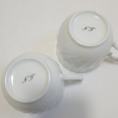 カップ&ソーサー　白　未使用　マグカップ　ティーカップの画像