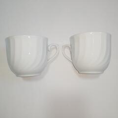 カップ&ソーサー　白　未使用　マグカップ　ティーカップの画像