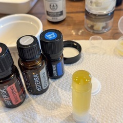 アロマ香るとろけるリップグロス&ヘアバームワークショップの画像