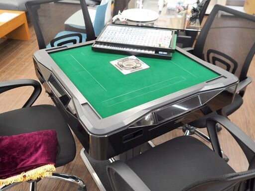 札幌市 引取限定 MJ-REVO 全自動麻雀卓 Pro2 幅79cm MJ-REVO Pro2 チェア4脚セット・28ミリ牌 ・ゲーム設定 39種類