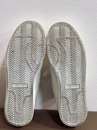 プラダ PRADA スニーカー ロゴ レザー レザー ホワイト 2EG400