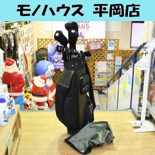 使用感少なめ 美品 入門用 TECH PLUS ゴルフクラブ TXD-420 メンズ 右利き フルセット キャディバッグ付き クラブ11本 札幌市 清田区 平岡