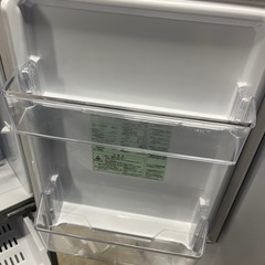 2018年製AQUAノンフロン2ドア冷蔵庫126L/シルバーの画像