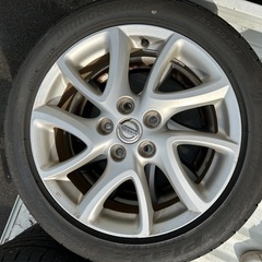 日産　ラフェスタハイウェイスター純正ホイール付タイヤ205/50R17 24年製バリ山の画像