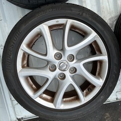 日産　ラフェスタハイウェイスター純正ホイール付タイヤ205/50R17 24年製バリ山の画像
