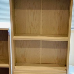本棚　薄型　2段重ねても！
の画像